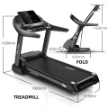 Best Price LED Screen 50cm wide running area auto incline treadmill